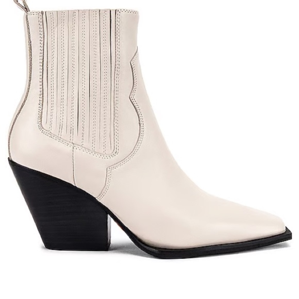 ALIAS MAY Belle Bootie In Cream Size 7 (37)